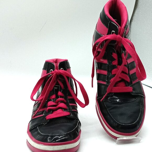 Adidas Sneaker Original Men\'s Sz 7 High Tops Athletic Shoes Red Black EVH 79100 main image 13